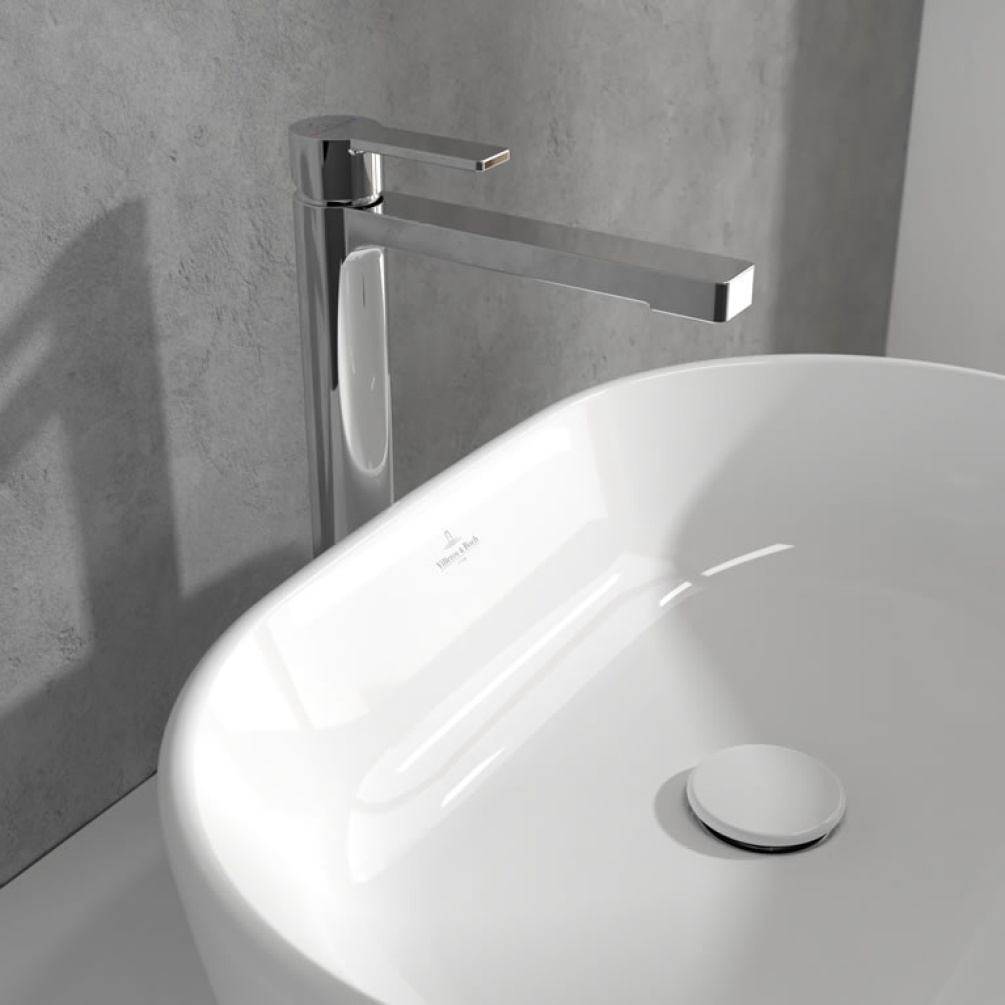 Lifestyle image of Villeroy & Boch Architectura Tall Basin Mixer & Click-Clack Waste